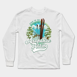 Arapahoe Basin Utah skiing logo Long Sleeve T-Shirt